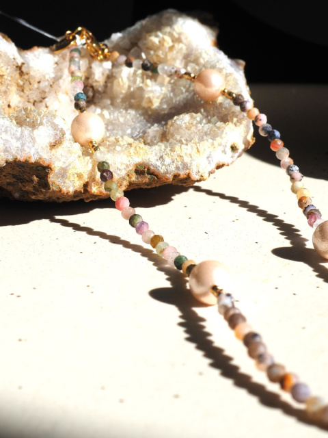Naszyjnik Opal peruwiański Naszyjnik Opal peruwiański
