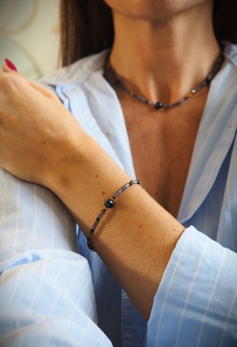 Bransoletka Intuicja Czarna Perła